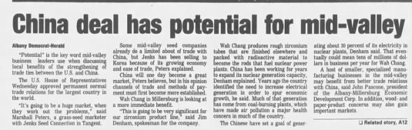 Albany Democrat-Herald, Albany, Oregon, May 25, 2000, Pg 1